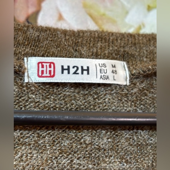 H2H Brown Knit Sweater Vest - Picture 5 of 7